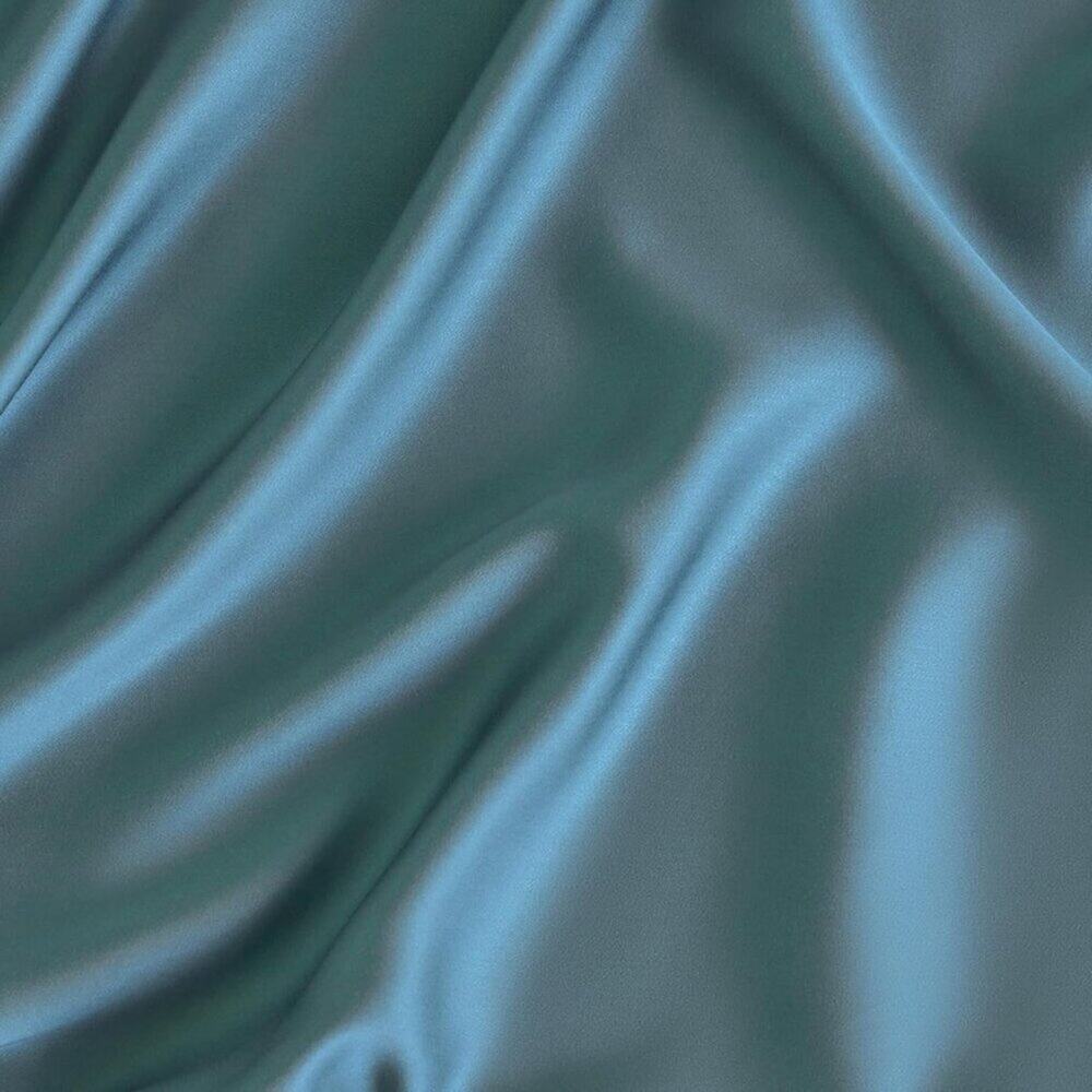 NWT DOZ Sijo Flat Bamboo Sheet, 100% Viscose Teal King/Cal King